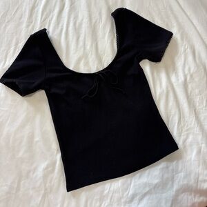 Forever 21 Black Knit Top